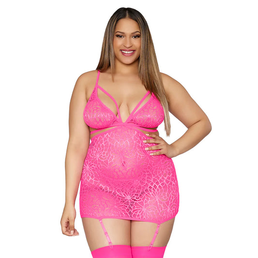 Mosaic Lace Slip